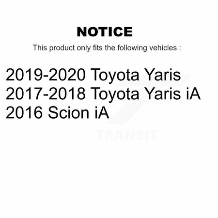 Cmx Front Ceramic Disc Brake Pads For Toyota Yaris iA Scion CMX-D1852